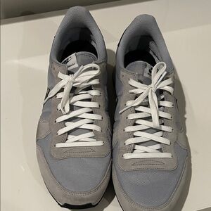 Nike Light Gray and White Athletic Shoes